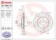 BREMBO Bremsscheibe 09.A968.2X