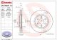 BREMBO Bremsscheibe 09.B628.10
