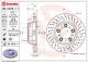 BREMBO Bremsscheibe 09.C878.11