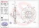 BREMBO Bremsscheibe 09.C936.1X