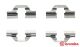 BREMBO Zubehörsatz, Scheibenbremsbelag A 02 205