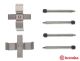 BREMBO Zubehörsatz, Scheibenbremsbelag A 02 270