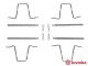 BREMBO Zubehörsatz, Scheibenbremsbelag A 02 274