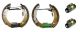 BREMBO Bremsbackensatz K 56 009