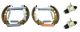 BREMBO Bremsbackensatz K 85 048