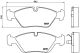 BREMBO Bremsbelagsatz, Scheibenbremse P 06 008