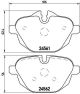 BREMBO Bremsbelagsatz, Scheibenbremse P 06 064X