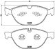 BREMBO Bremsbelagsatz, Scheibenbremse P 06 066