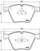 BREMBO Bremsbelagsatz, Scheibenbremse P 06 073