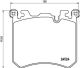 BREMBO Bremsbelagsatz, Scheibenbremse P 06 077