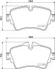 BREMBO Bremsbelagsatz, Scheibenbremse P 06 092