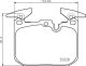BREMBO Bremsbelagsatz, Scheibenbremse P 06 098