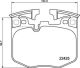 BREMBO Bremsbelagsatz, Scheibenbremse P 06 099