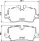 BREMBO Bremsbelagsatz, Scheibenbremse P 06 113