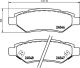 BREMBO Bremsbelagsatz, Scheibenbremse P 09 014