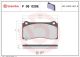 BREMBO Bremsbelagsatz, Scheibenbremse P 09 028E