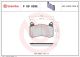 BREMBO Bremsbelagsatz, Scheibenbremse P 09 029E