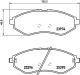 BREMBO Bremsbelagsatz, Scheibenbremse P 10 057