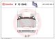 BREMBO Bremsbelagsatz, Scheibenbremse P 10 064E
