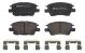 BREMBO Bremsbelagsatz, Scheibenbremse P 10 073
