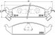 BREMBO Bremsbelagsatz, Scheibenbremse P 11 011