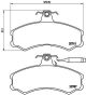 BREMBO Bremsbelagsatz, Scheibenbremse P 23 022