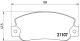 BREMBO Bremsbelagsatz, Scheibenbremse P 23 032