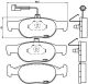BREMBO Bremsbelagsatz, Scheibenbremse P 23 057
