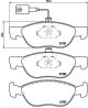 BREMBO Bremsbelagsatz, Scheibenbremse P 23 070