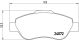 BREMBO Bremsbelagsatz, Scheibenbremse P 23 097