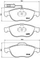 BREMBO Bremsbelagsatz, Scheibenbremse P 23 114