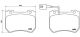 BREMBO Bremsbelagsatz, Scheibenbremse P 23 129