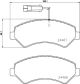 BREMBO Bremsbelagsatz, Scheibenbremse P 23 161