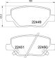 BREMBO Bremsbelagsatz, Scheibenbremse P 23 179
