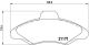 BREMBO Bremsbelagsatz, Scheibenbremse P 24 029