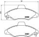 BREMBO Bremsbelagsatz, Scheibenbremse P 24 045
