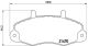 BREMBO Bremsbelagsatz, Scheibenbremse P 24 049