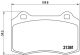 BREMBO Bremsbelagsatz, Scheibenbremse P 24 073