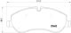 BREMBO Bremsbelagsatz, Scheibenbremse P 24 152