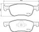 BREMBO Bremsbelagsatz, Scheibenbremse P 24 210