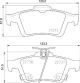 BREMBO Bremsbelagsatz, Scheibenbremse P 24 216