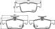 BREMBO Bremsbelagsatz, Scheibenbremse P 24 217