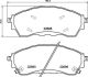 BREMBO Bremsbelagsatz, Scheibenbremse P 24 225