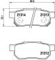 BREMBO Bremsbelagsatz, Scheibenbremse P 28 017