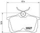 BREMBO Bremsbelagsatz, Scheibenbremse P 28 030