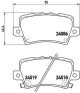 BREMBO Bremsbelagsatz, Scheibenbremse P 28 038