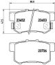BREMBO Bremsbelagsatz, Scheibenbremse P 28 039