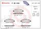 BREMBO Bremsbelagsatz, Scheibenbremse P 28 045X
