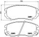 BREMBO Bremsbelagsatz, Scheibenbremse P 30 018