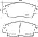 BREMBO Bremsbelagsatz, Scheibenbremse P 30 096